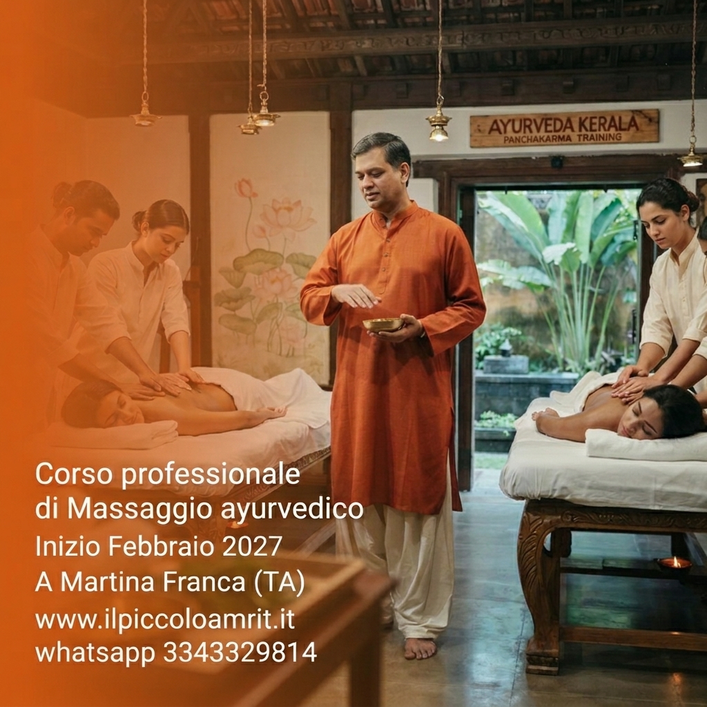 Corso Massaggio Ayurvedico Professionale in Puglia